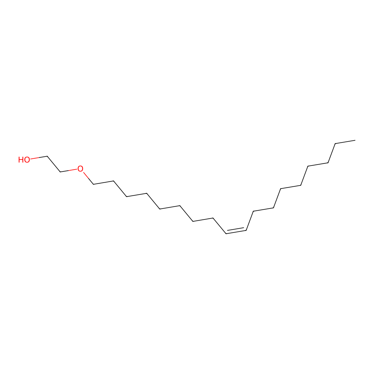 Emulphor molecular structure, CAS 9004-98-2