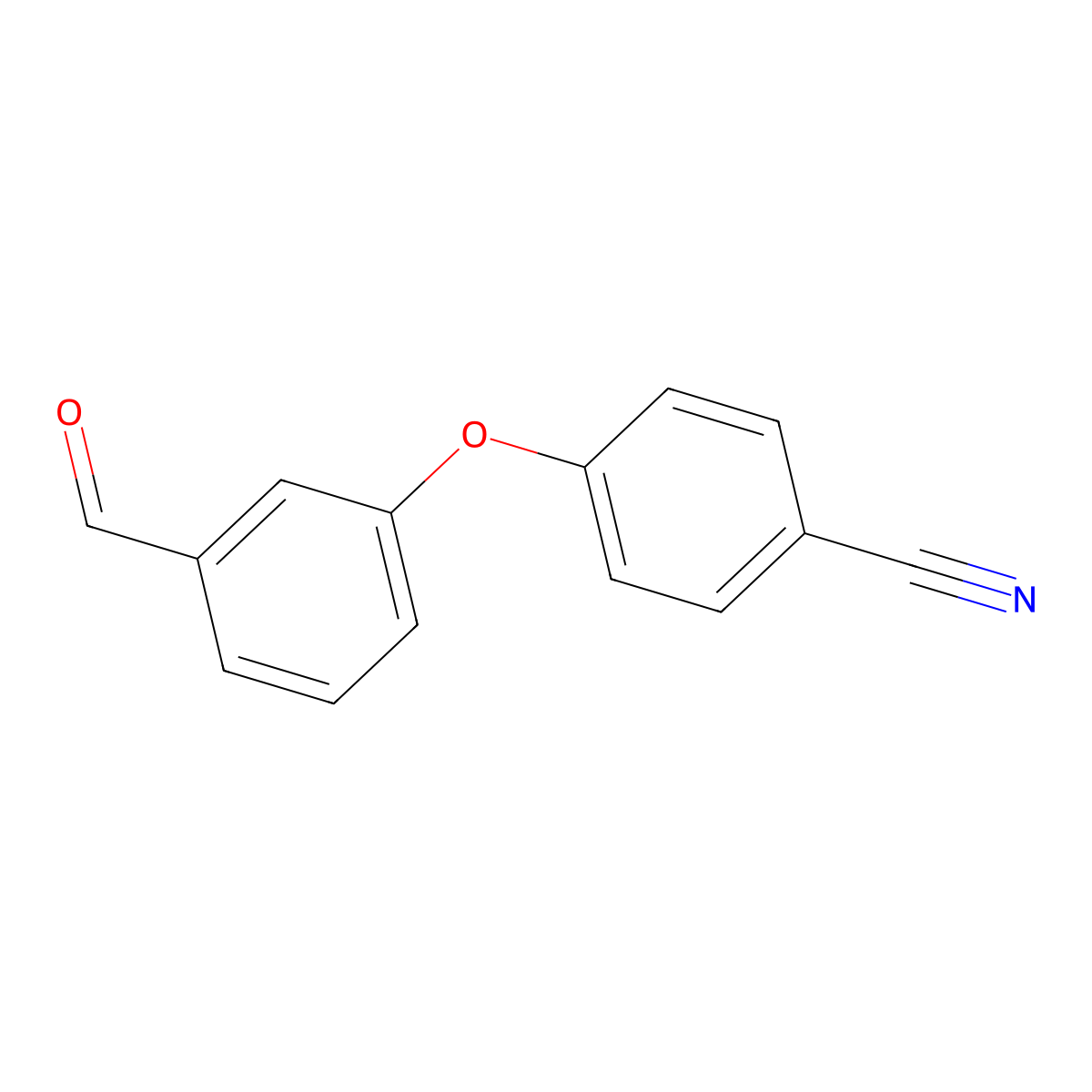 4-(3-Formylphenoxy)benzonitrile molecular structure, CAS 90178-72-6