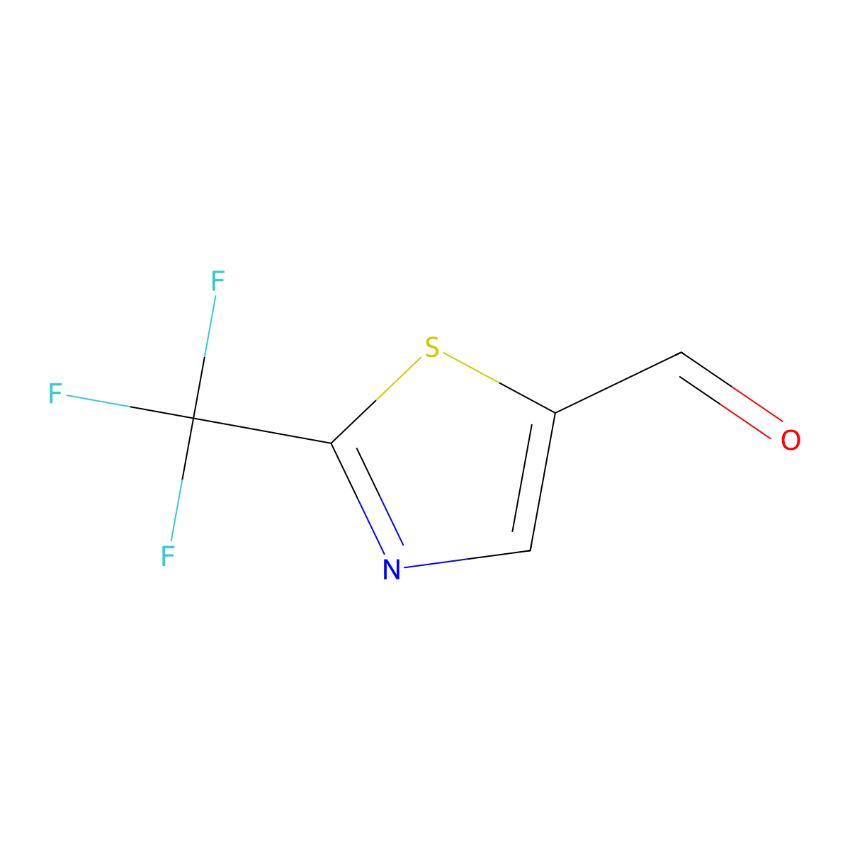 2-(Trifluoromethyl)-1,3-thiazole-5-carboxaldehyde molecular structure, CAS 903130-38-1