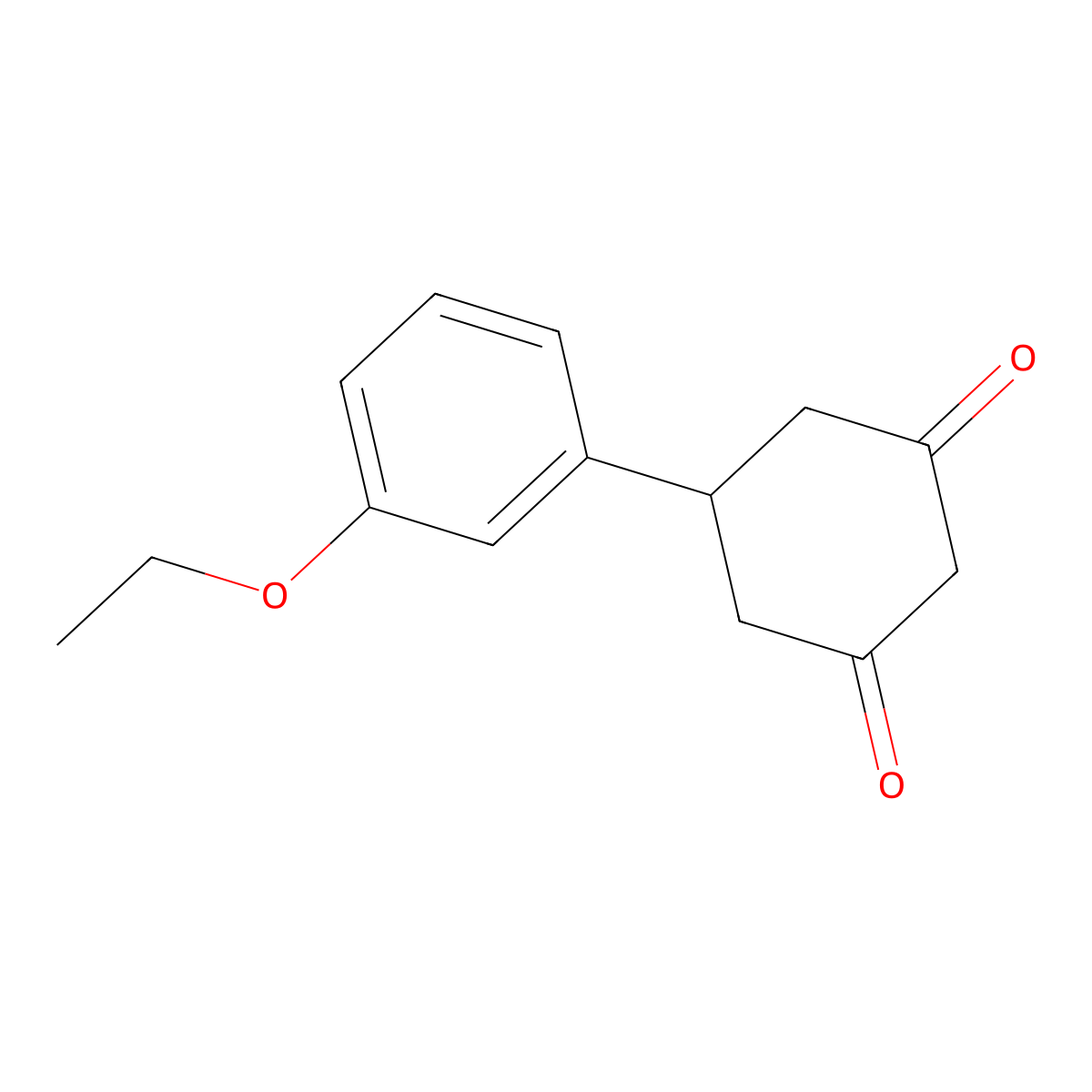5-(3-Ethoxyphenyl)cyclohexane-1,3-dione molecular structure, CAS 903471-05-6
