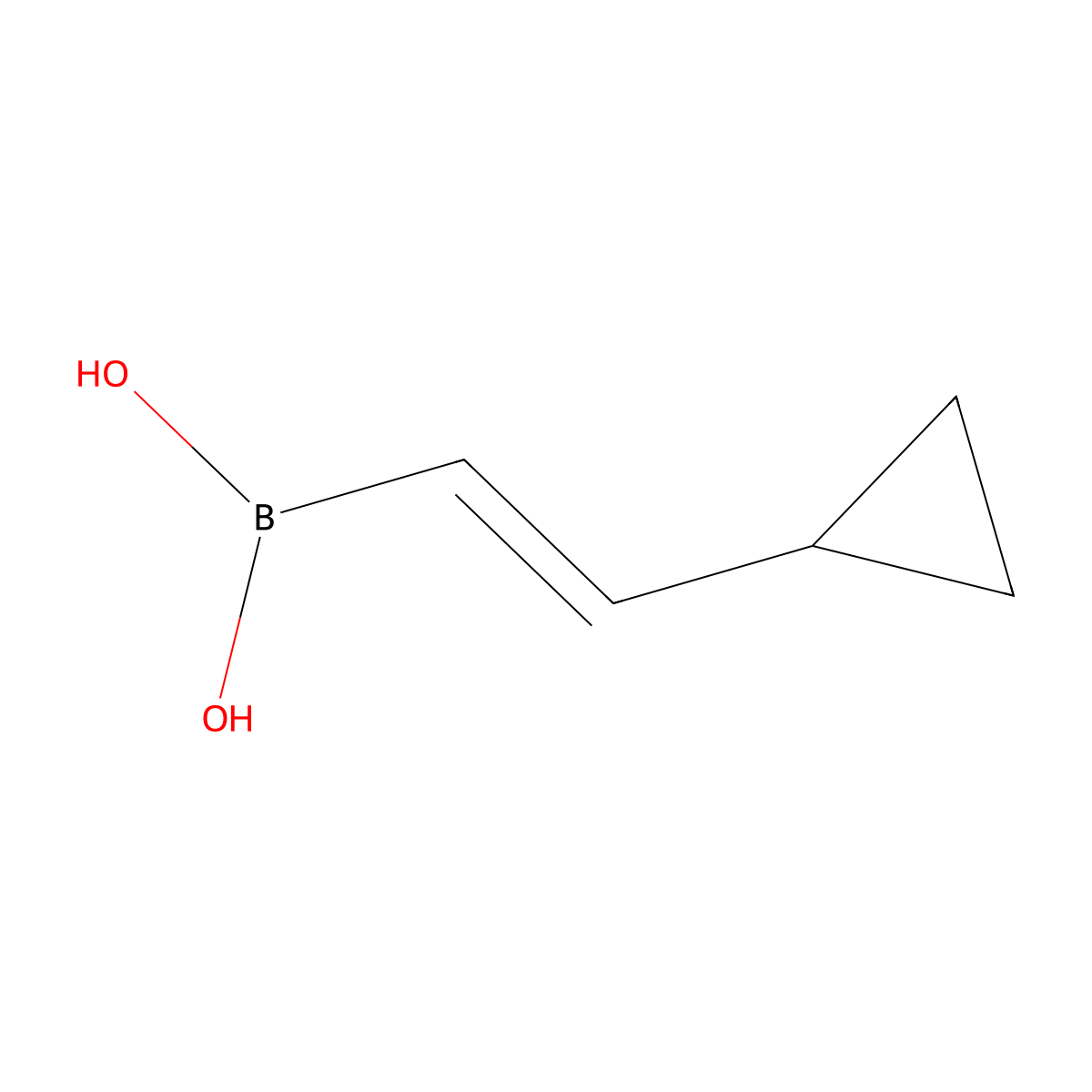 (E)-(2-Cyclopropylvinyl)boronic acid molecular structure, CAS 903510-64-5