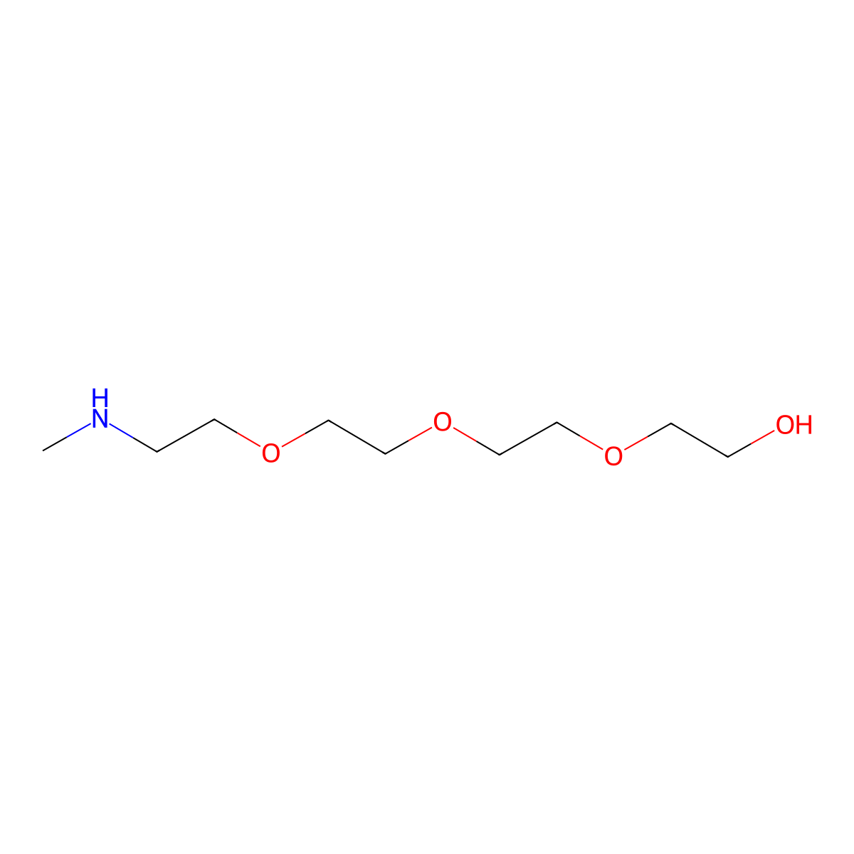 5,8,11-Trioxa-2-azatridecan-13-ol molecular structure, CAS 90430-59-4