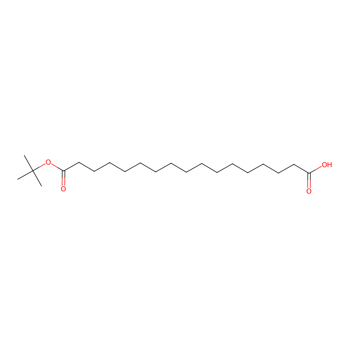 17-(tert-Butoxy)-17-oxoheptadecanoic acid molecular structure, CAS 905302-44-5