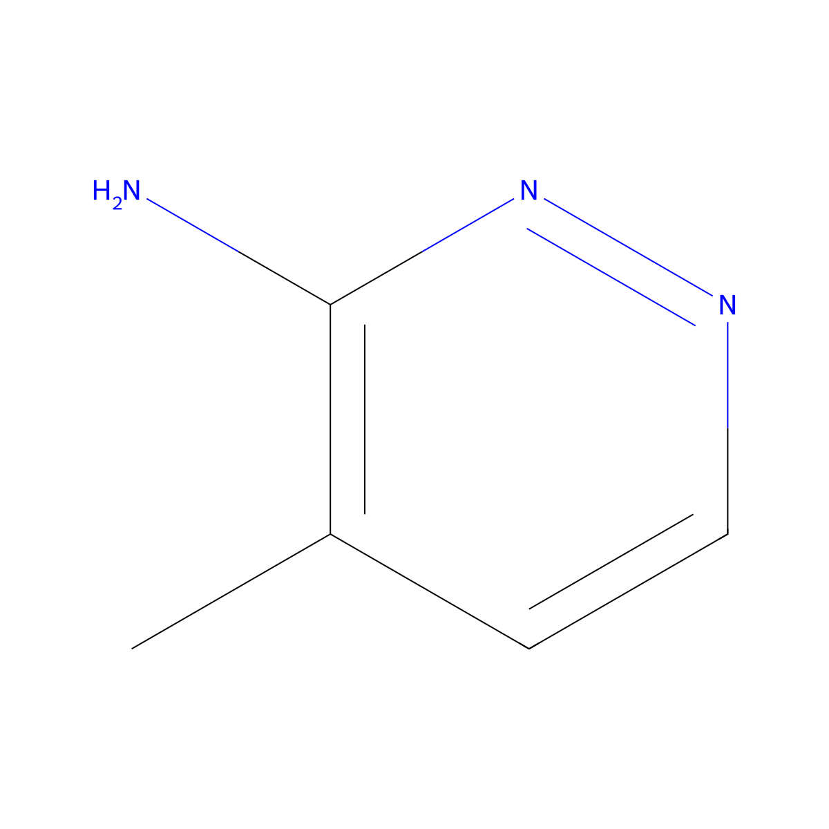 3-Amino-4-methyl-pyridazine molecular structure, CAS 90568-15-3
