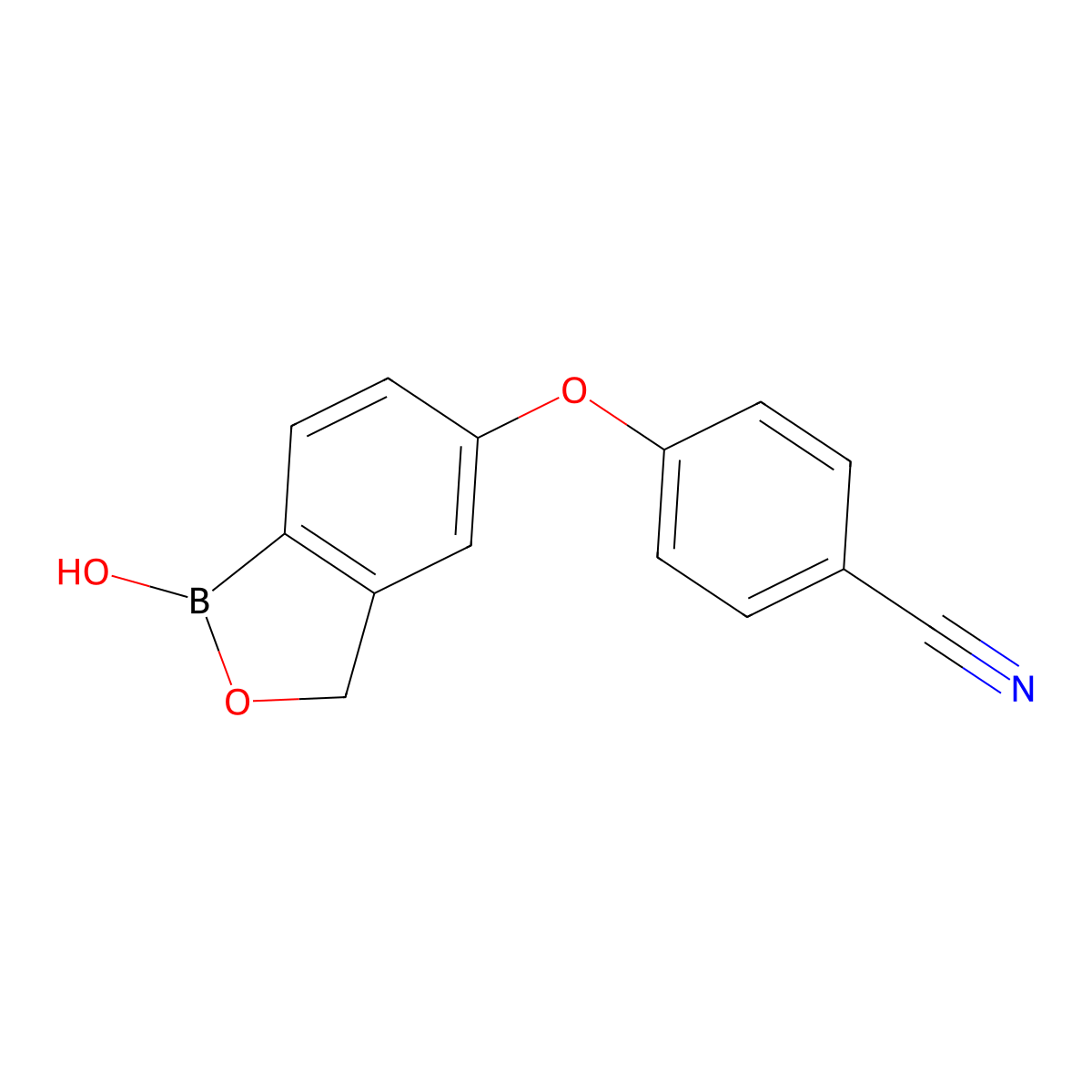 Crisaborole molecular structure, CAS 906673-24-3