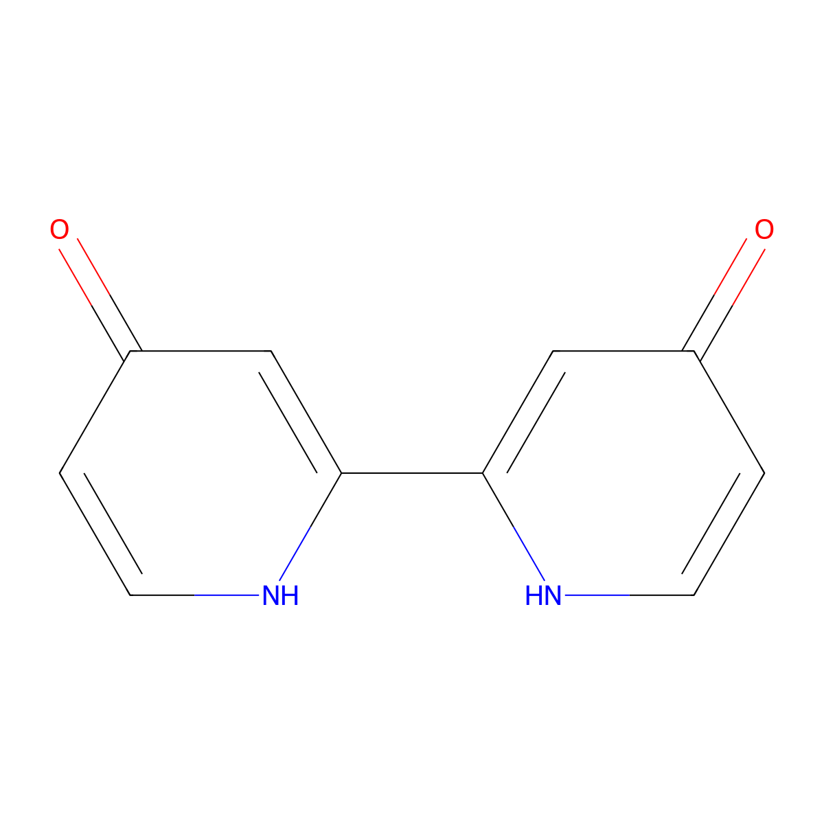 4,4'-Dihydroxy-2,2'-bipyridine molecular structure, CAS 90770-88-0