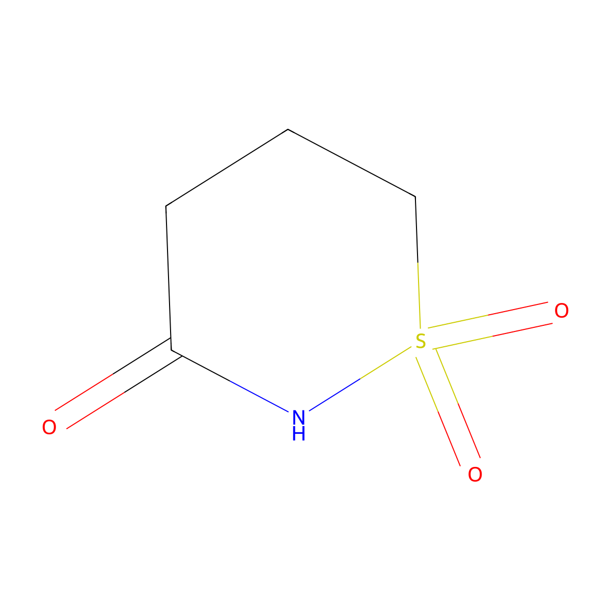 1Lambda6,2-thiazinane-1,1,3-trione molecular structure, CAS 913836-20-1