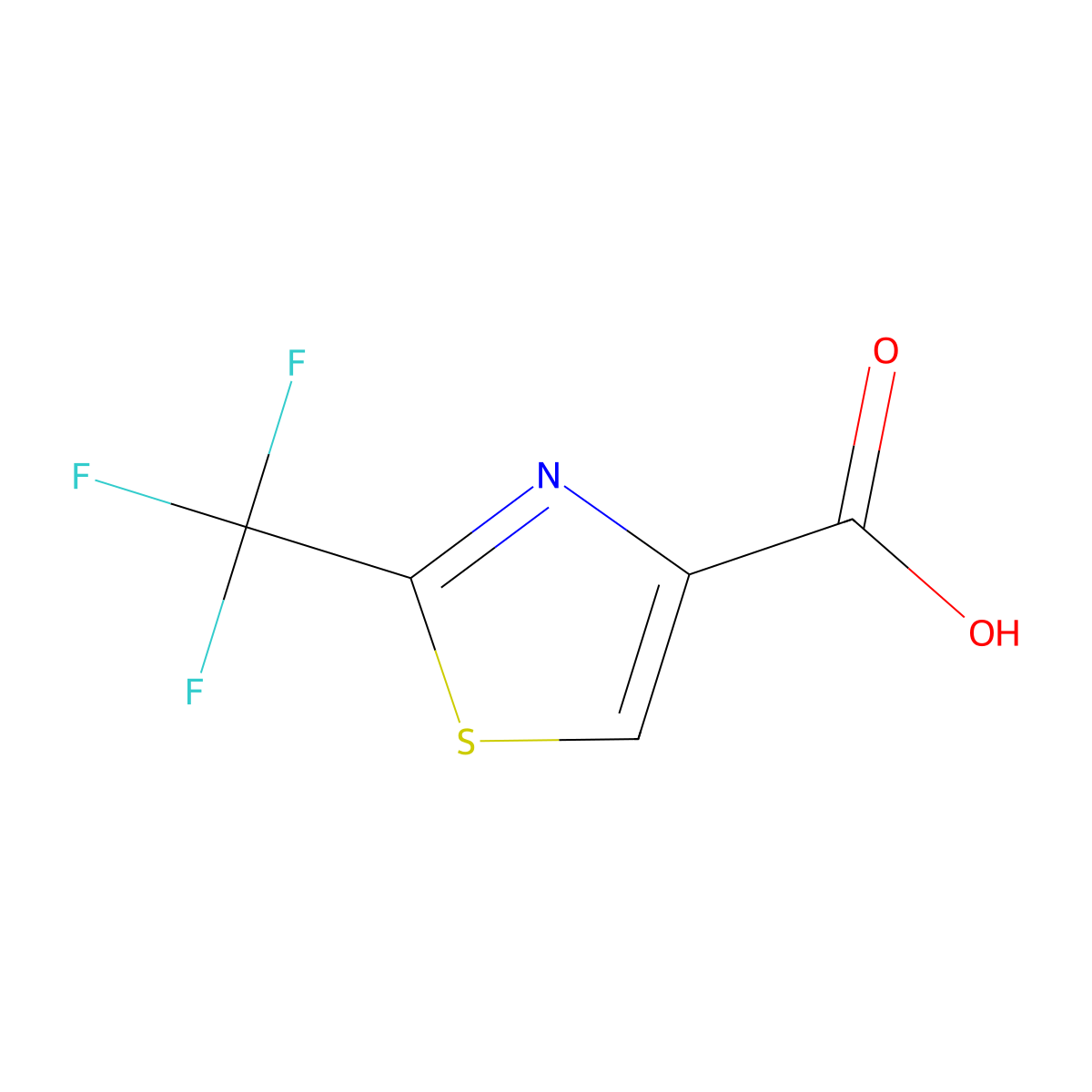 2-(Trifluoromethyl)-1,3-thiazole-4-carboxylic acid molecular structure, CAS 915030-08-9