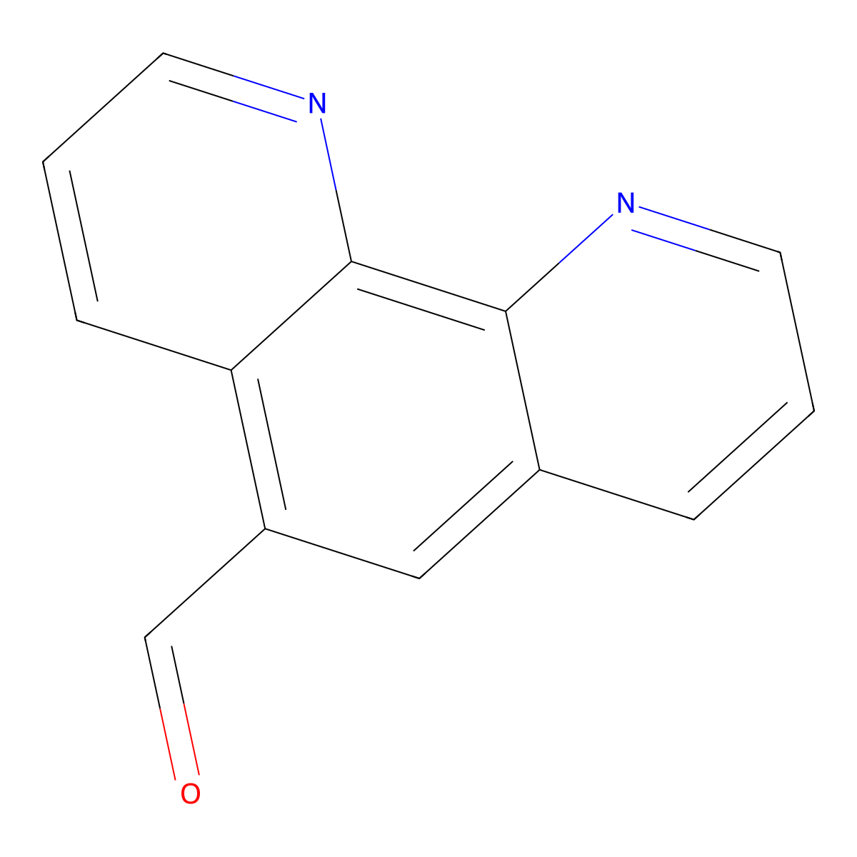 1,10-Phenanthroline-5-carbaldehyde molecular structure, CAS 91804-75-0