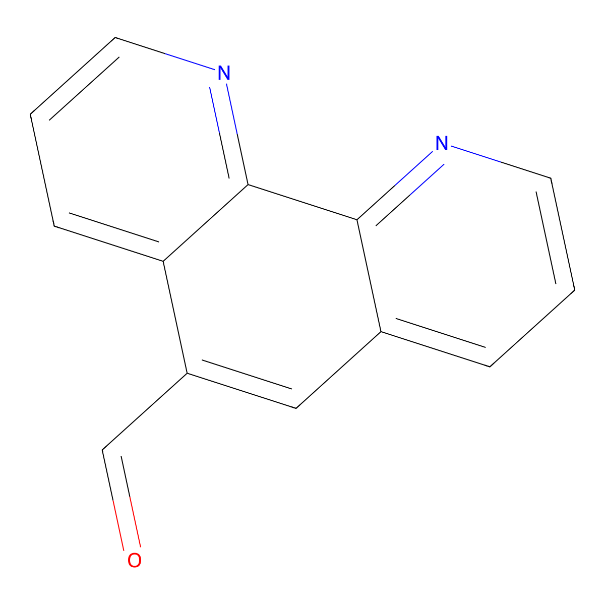 1,10-Phenanthroline-5-carbaldehyde molecular structure, CAS 91804-75-0