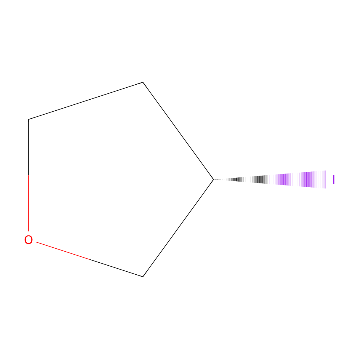 (3S)-3-Iodooxolane molecular structure, CAS 918439-76-6