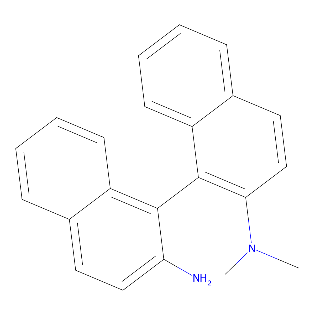 (S)-N,N-Dimethyl-[1,1'-binaphthalene]-2,2'-diamine molecular structure, CAS 921212-80-8