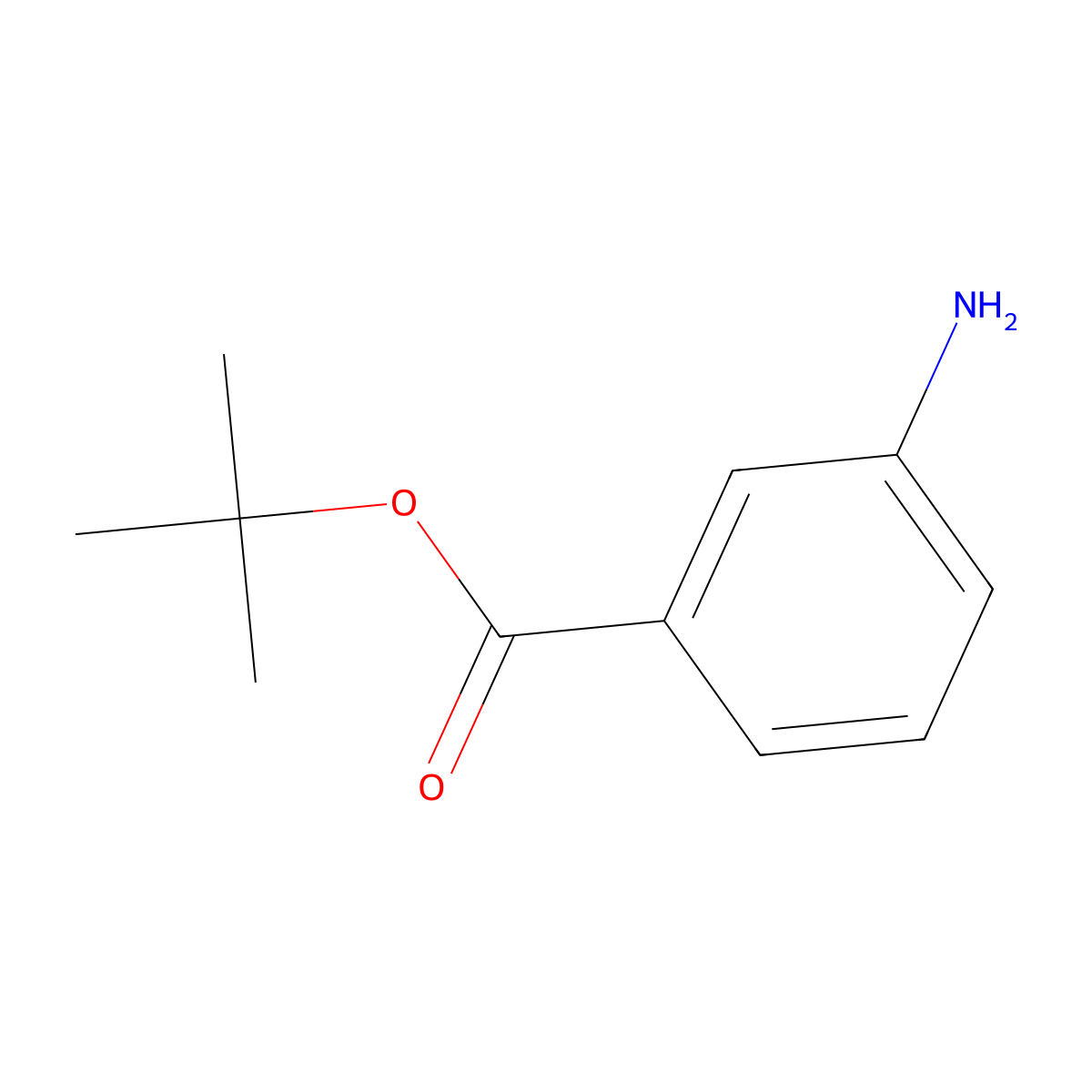 tert-Butyl-3-aminobenzoate molecular structure, CAS 92146-82-2
