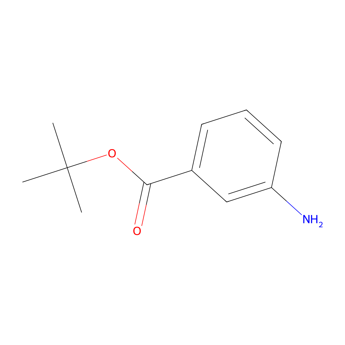 tert-Butyl-3-aminobenzoate molecular structure, CAS 92146-82-2