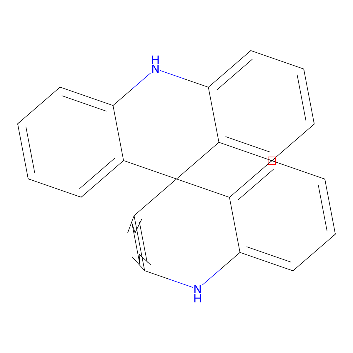10H,10'H-9,9'-Spirobi[acridine] molecular structure, CAS 92638-84-1