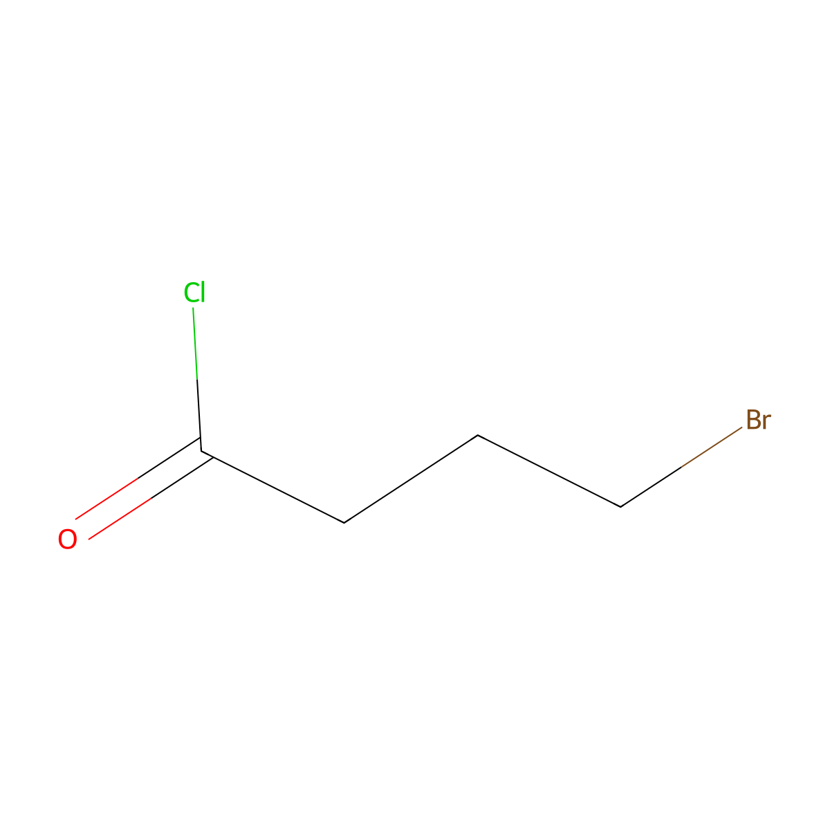 4-Bromobutyryl chloride molecular structure, CAS 927-58-2