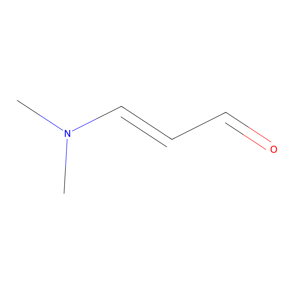 3-(Dimethylamino)-2-propenal molecular structure, CAS 927-63-9