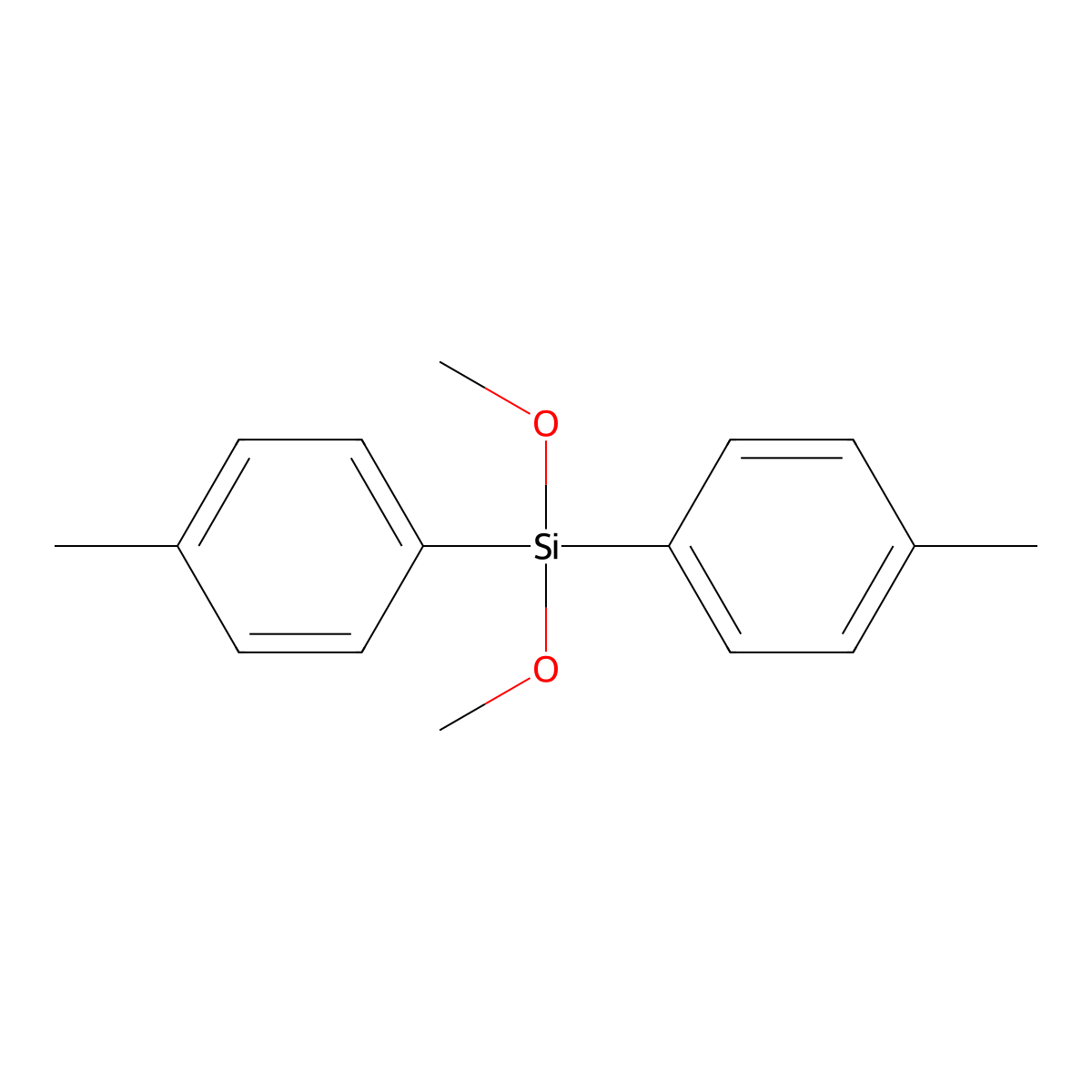 Dimethoxydi-p-tolylsilane molecular structure, CAS 92779-72-1