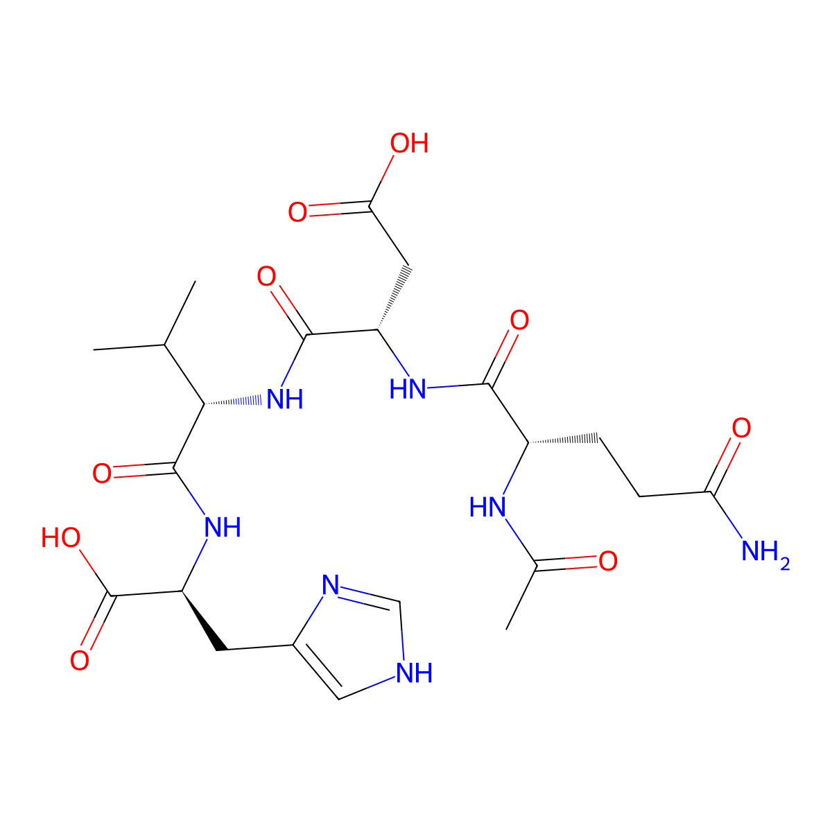 Acetyl tetrapeptide-9 molecular structure, CAS 928006-50-2
