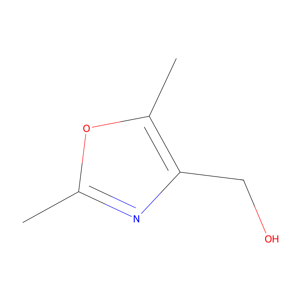 (Dimethyl-1,3-oxazol-4-yl)methanol molecular structure, CAS 92901-94-5
