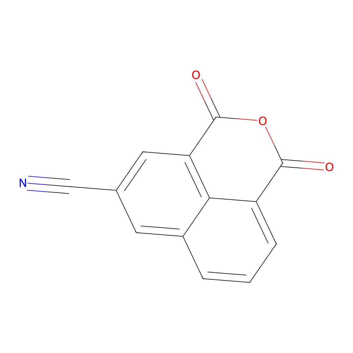 1,3-Dioxo-1,3-dihydrobenzo[de]isochromene-5-carbonitrile molecular structure, CAS 929519-94-8