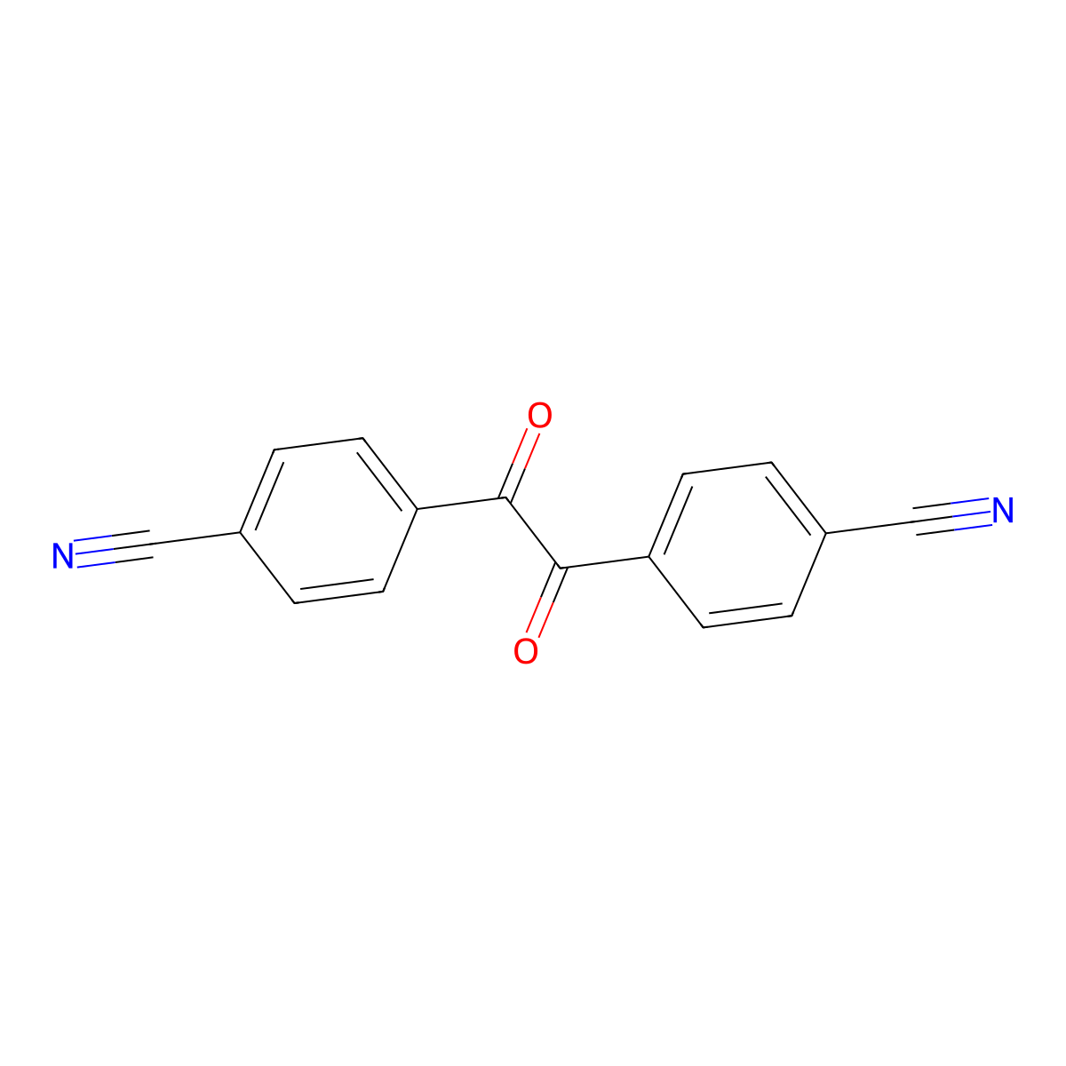 4,4'-Dicyanobenzil molecular structure, CAS 92967-67-4