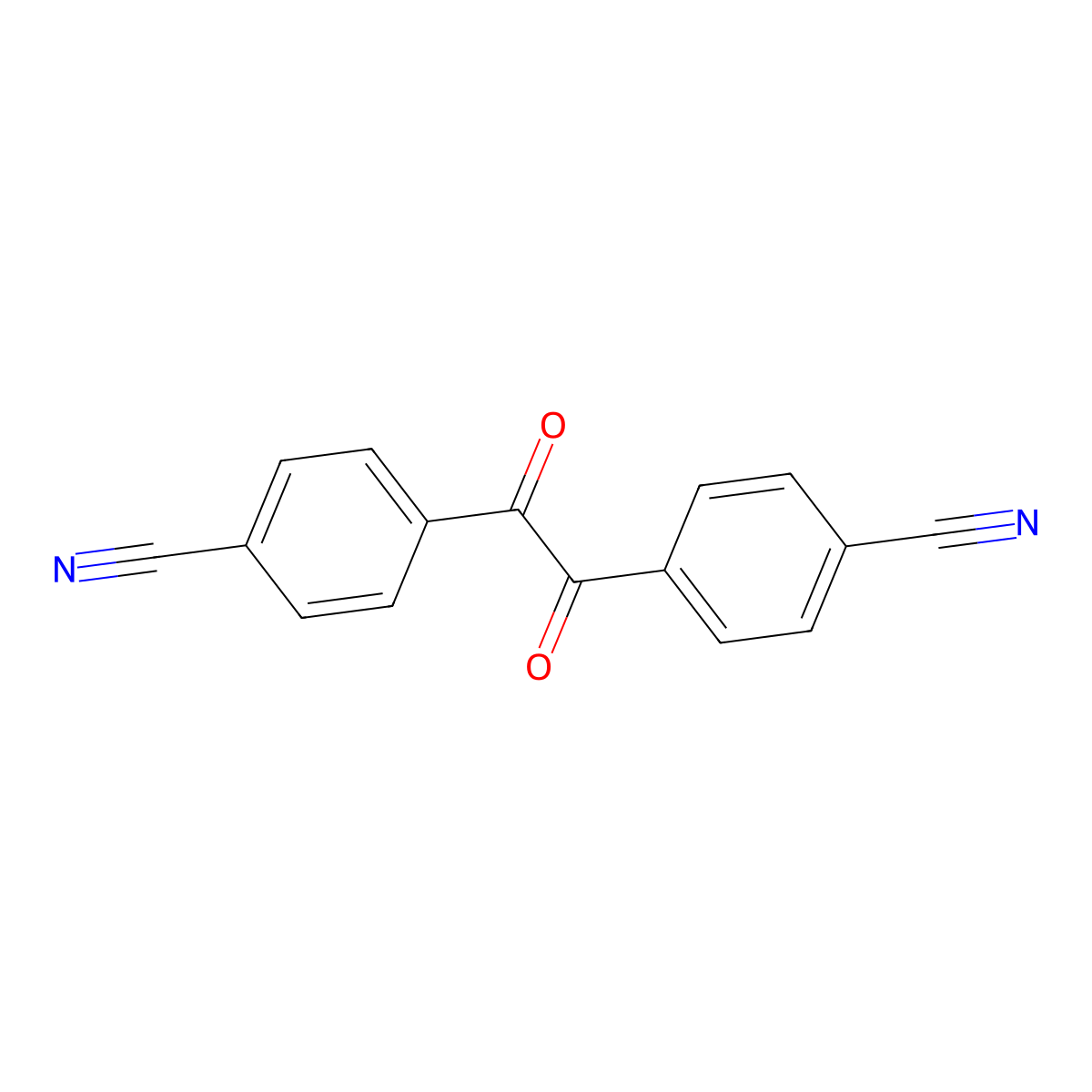 4,4'-Dicyanobenzil molecular structure, CAS 92967-67-4