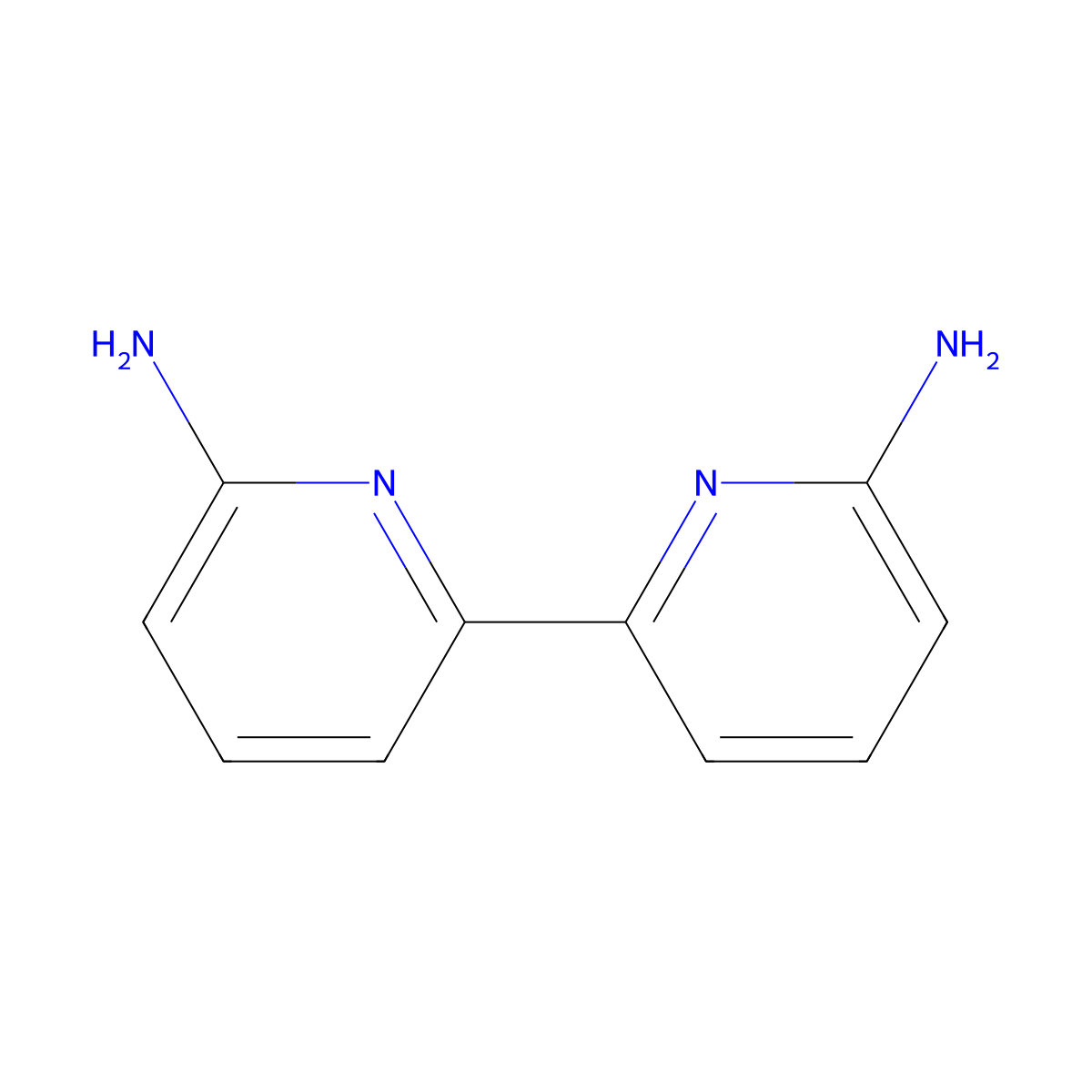 6,6'-Diamino-2,2'-bipyridyl molecular structure, CAS 93127-75-4