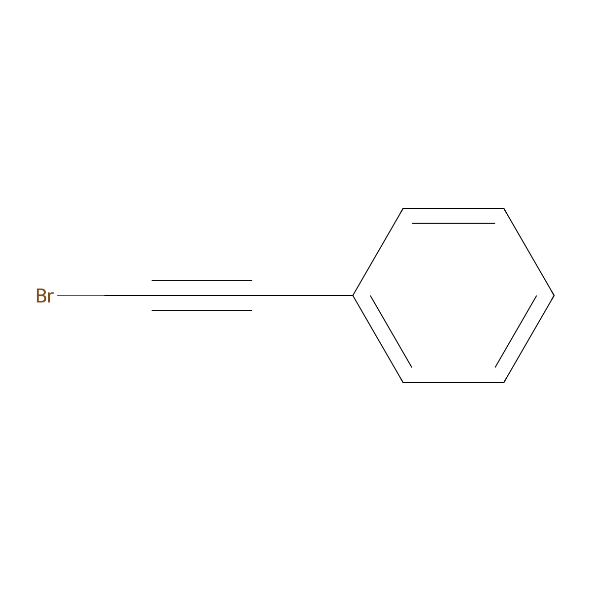 (Bromoethynyl)benzene molecular structure, CAS 932-87-6