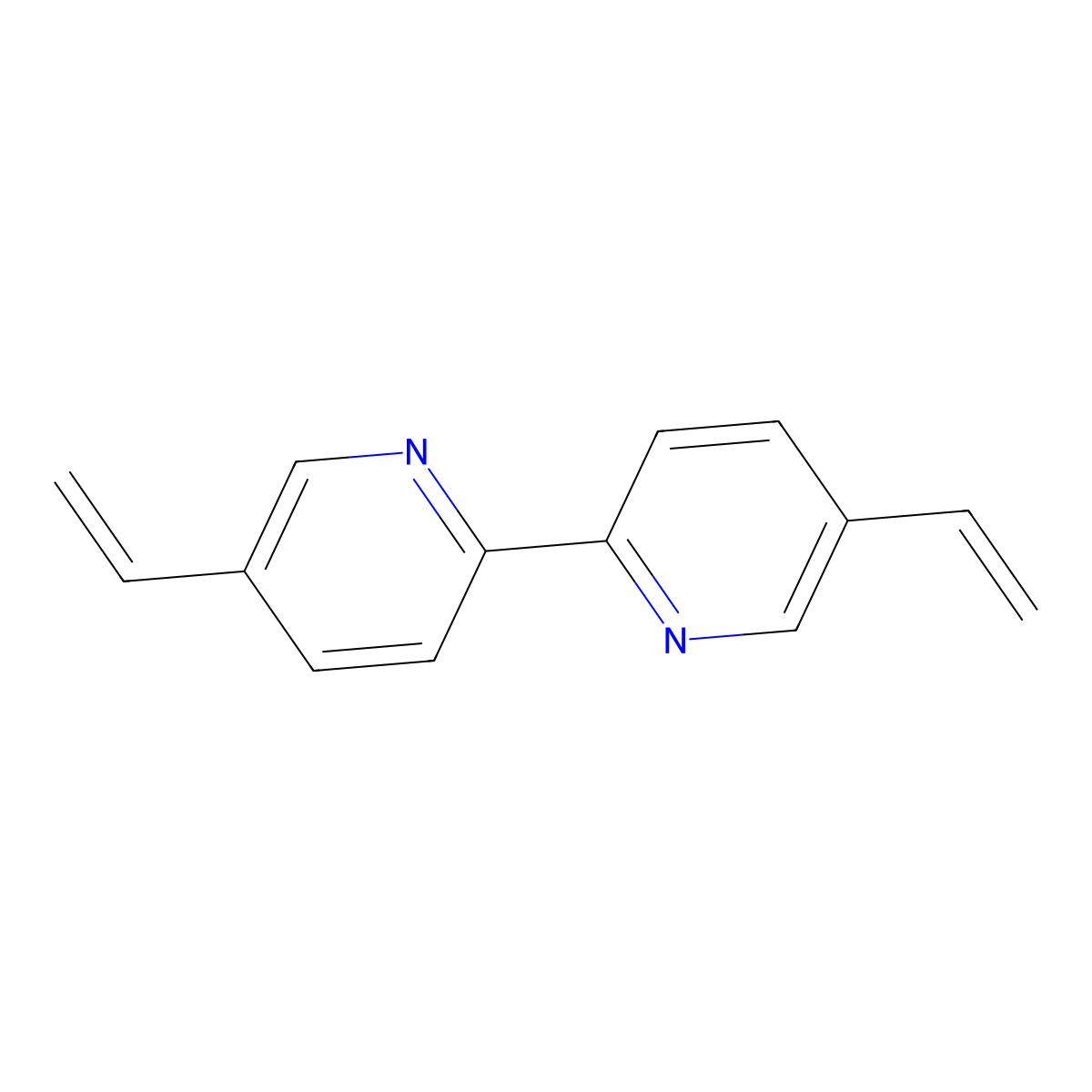 5,5'-Divinyl-2,2'-bipyridine molecular structure, CAS 932396-96-8