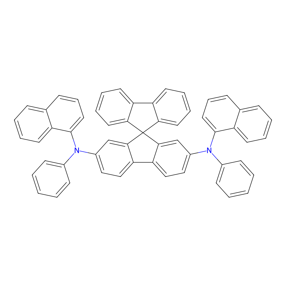 Spiro-NPB molecular structure, CAS 932739-76-9