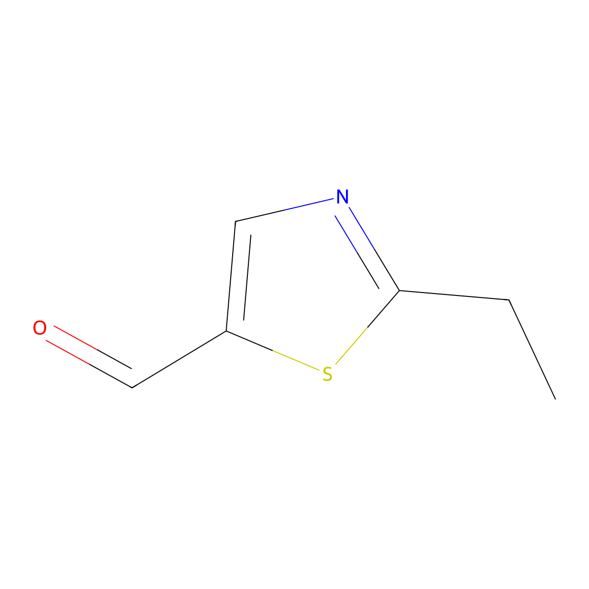 2-Ethyl-1,3-thiazole-5-carbaldehyde molecular structure, CAS 933683-87-5