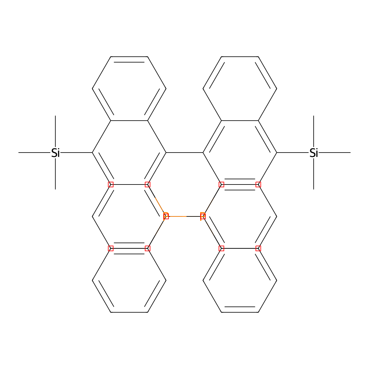 1,1'-[(1R)-4,4'-Bis(trimethylsilyl)[1,1'-binaphthalene]-2,2'-diyl]bis[1,1-diphenylphosphine] molecular structure, CAS 933996-97-5