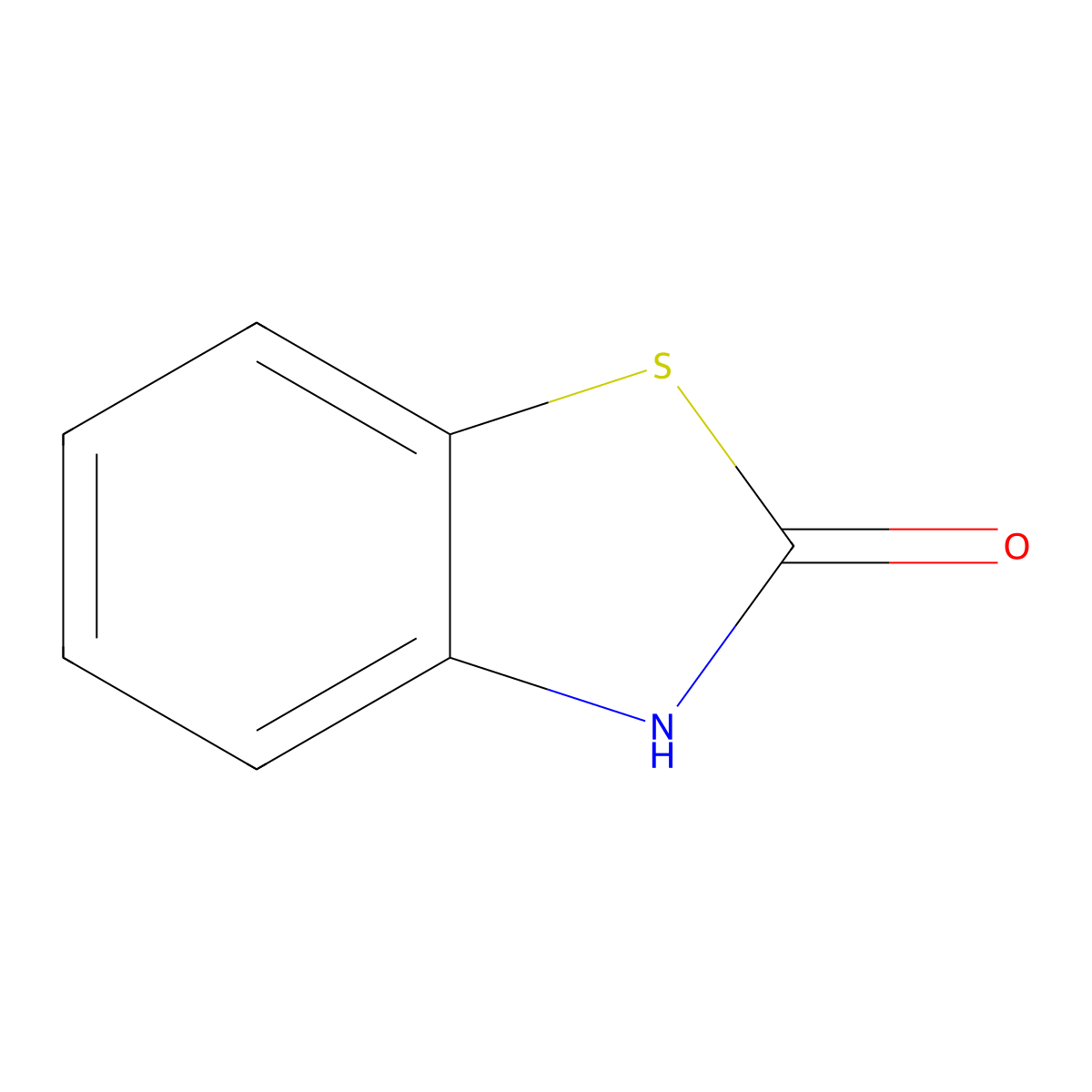Benzothiazolone molecular structure, CAS 934-34-9