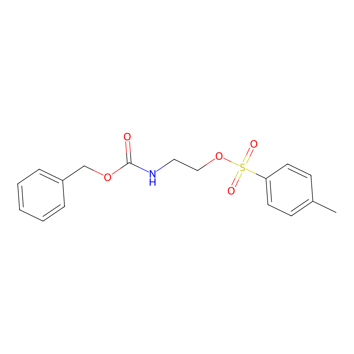 2-(Benzyloxycarbonylamino)ethyl 4-methylbenzenesulfonate molecular structure, CAS 93407-96-6