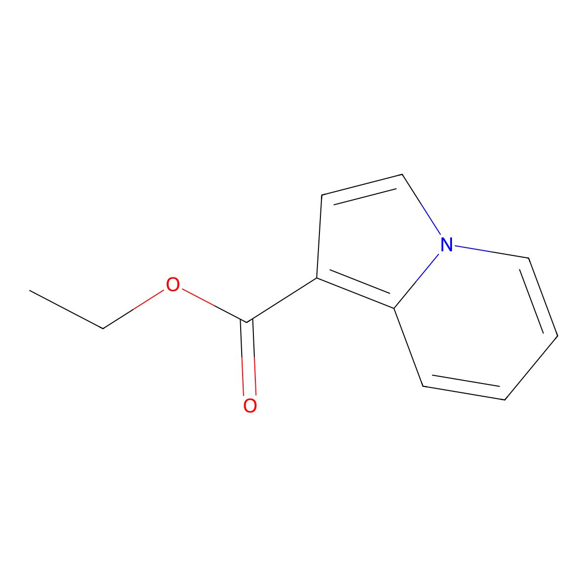 Ethyl Indolizine-1-carboxylate molecular structure, CAS 93476-46-1