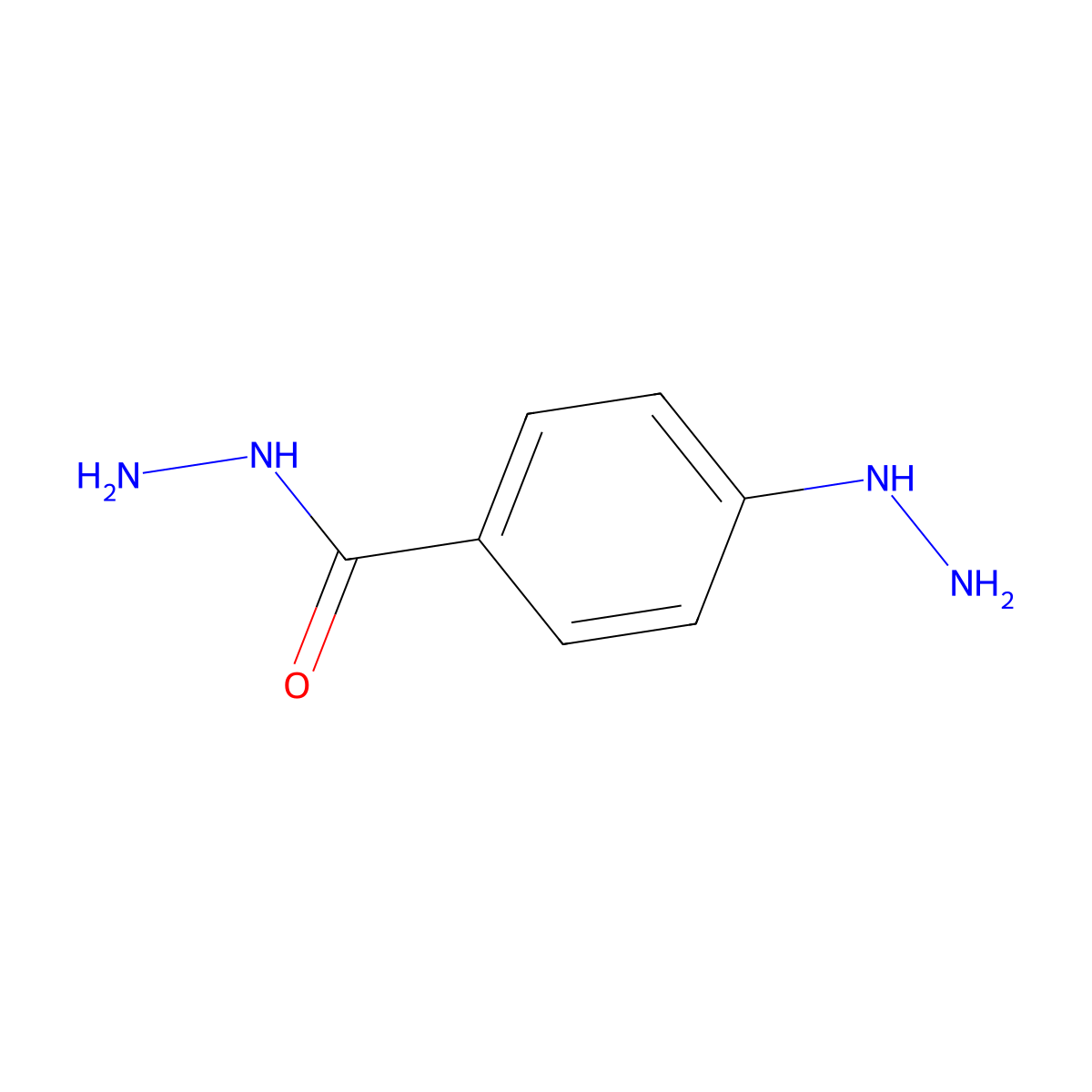 4-Hydrazinylbenzohydrazide molecular structure, CAS 93574-69-7