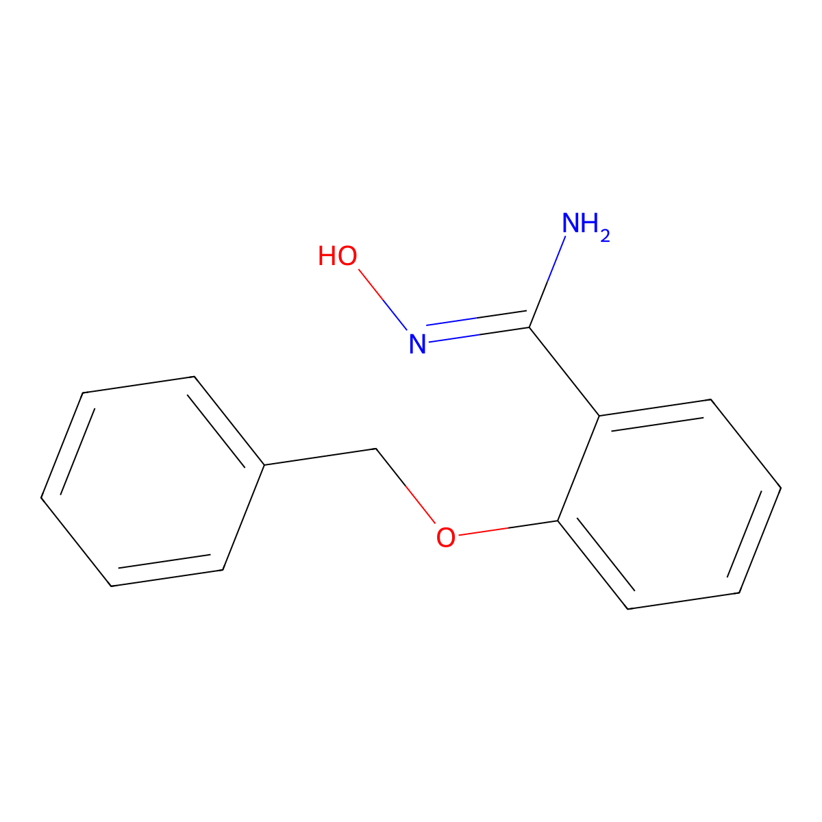 2-(Benzyloxy)-N'-hydroxybenzimidamide molecular structure, CAS 936497-77-7