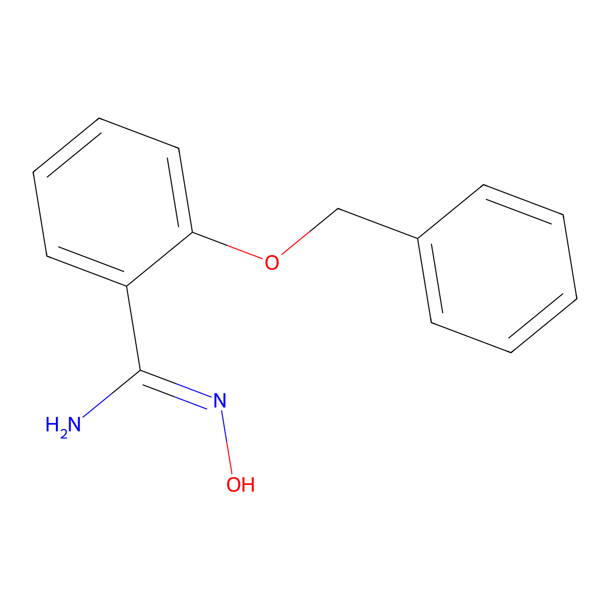 2-(Benzyloxy)-N'-hydroxybenzimidamide molecular structure, CAS 936497-77-7