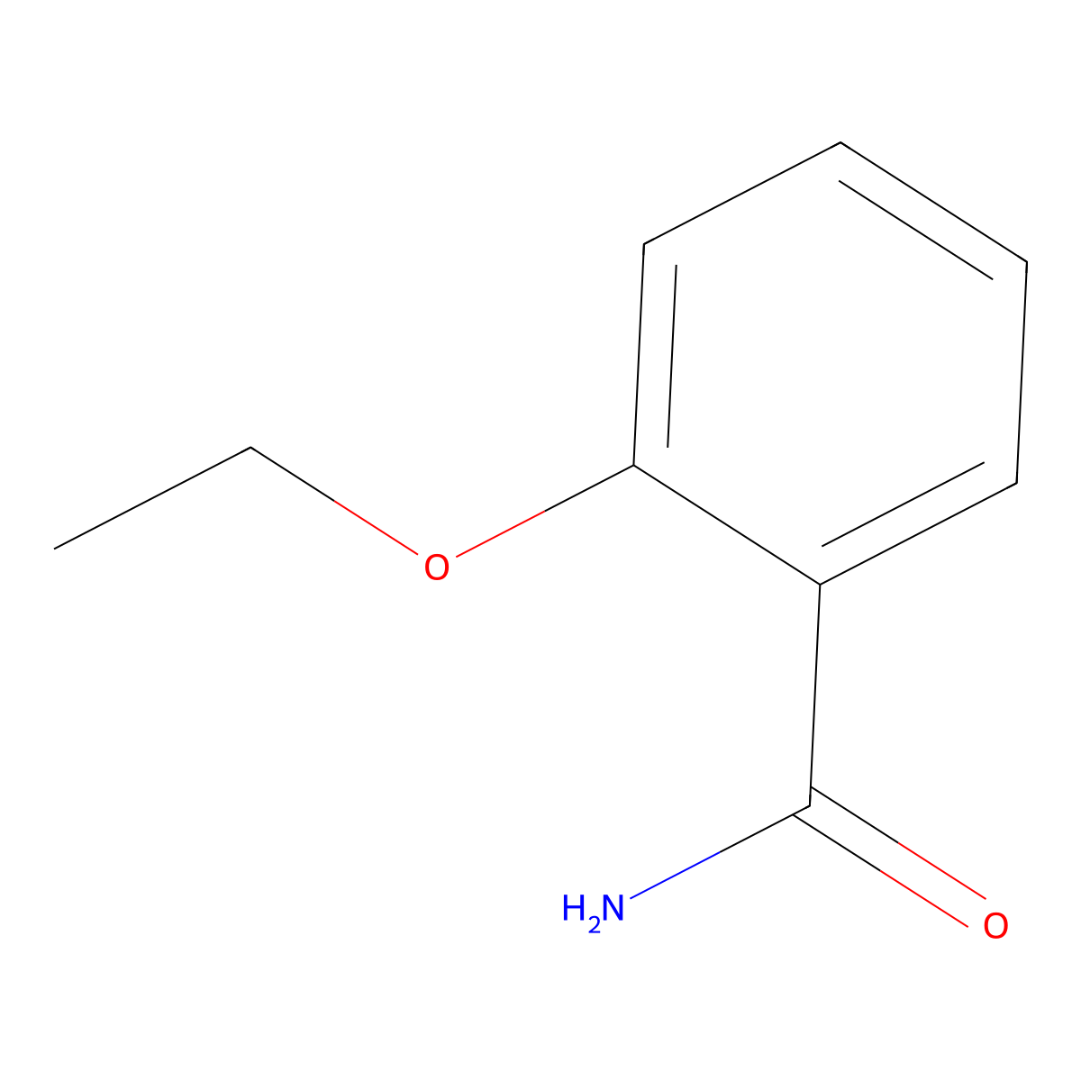 2-Ethoxybenzamide molecular structure, CAS 938-73-8