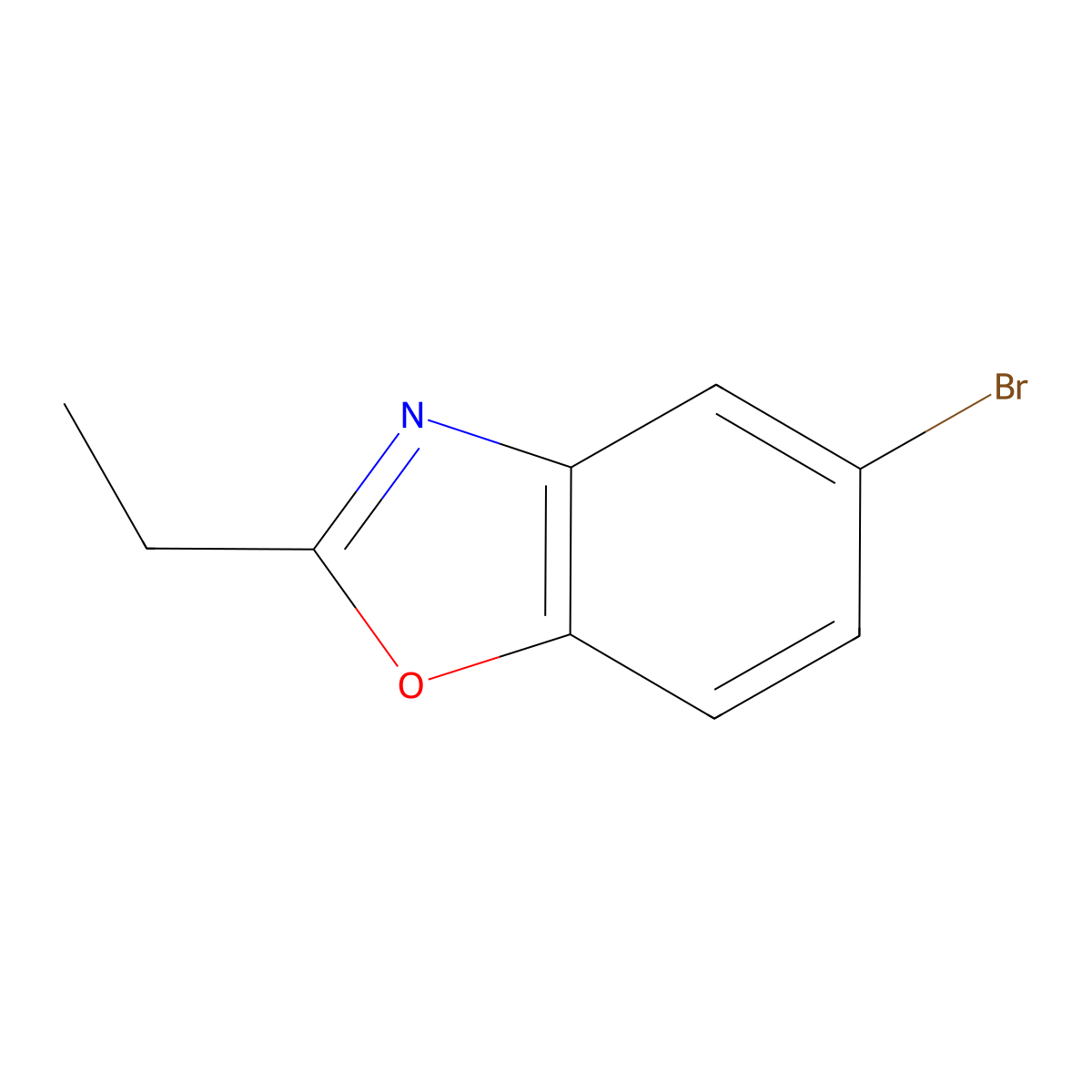 5-Bromo-2-ethylbenzo[d]oxazole molecular structure, CAS 938458-80-1