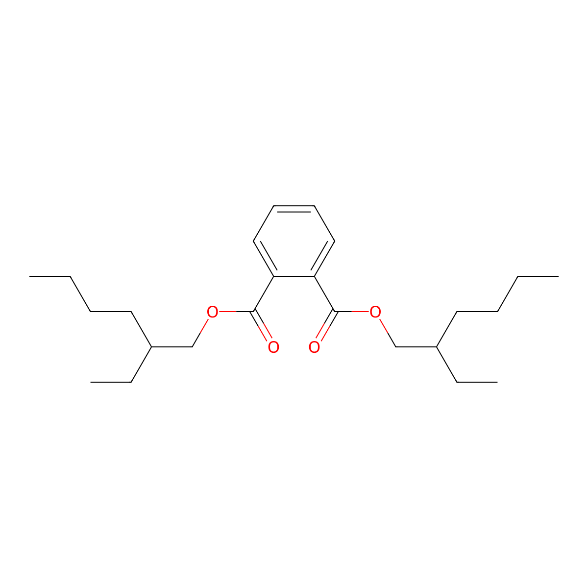 Bis-2-ethylhexyl phthalate d4 molecular structure, CAS 93951-87-2