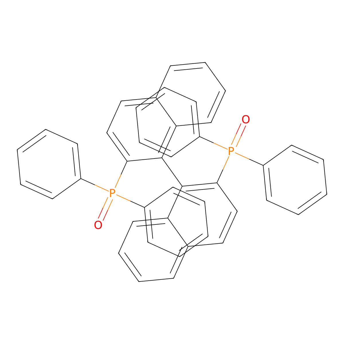 (S)-[1,1'-Binaphthalene]-2,2'-diylbis[1,1-diphenyl-1,1'-phosphineoxide] molecular structure, CAS 94041-18-6