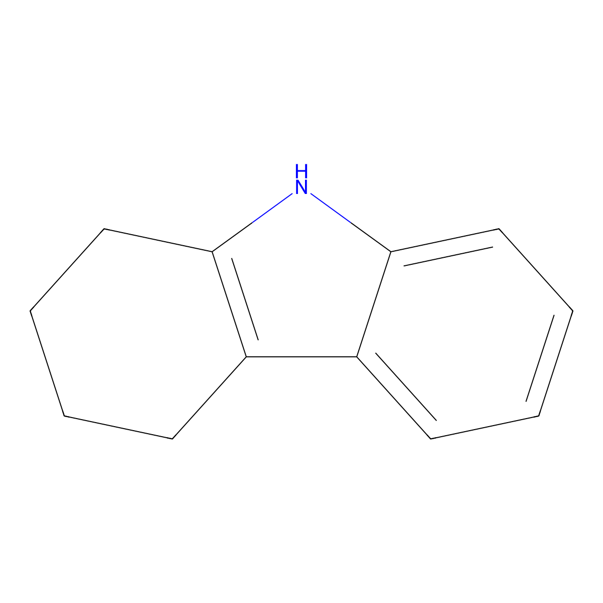 1,2,3,4-Tetrahydrocarbazole molecular structure, CAS 942-01-8