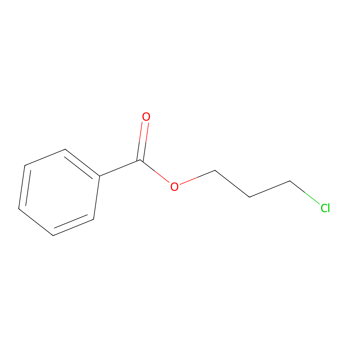 3-Chloropropyl benzoate molecular structure, CAS 942-95-0