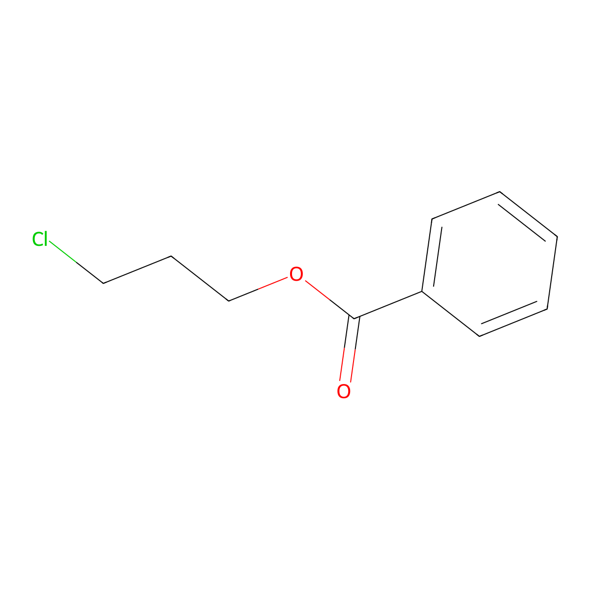3-Chloropropyl benzoate molecular structure, CAS 942-95-0