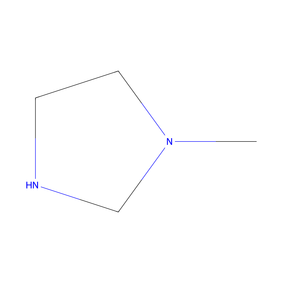 1-Methylimidazolidine molecular structure, CAS 942593-10-4