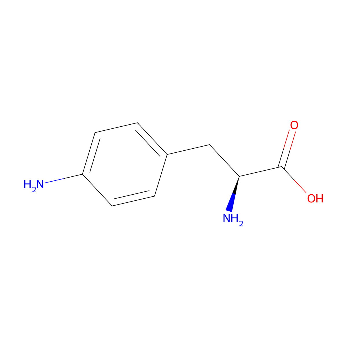 4-Aminophenylalanine molecular structure, CAS 943-80-6