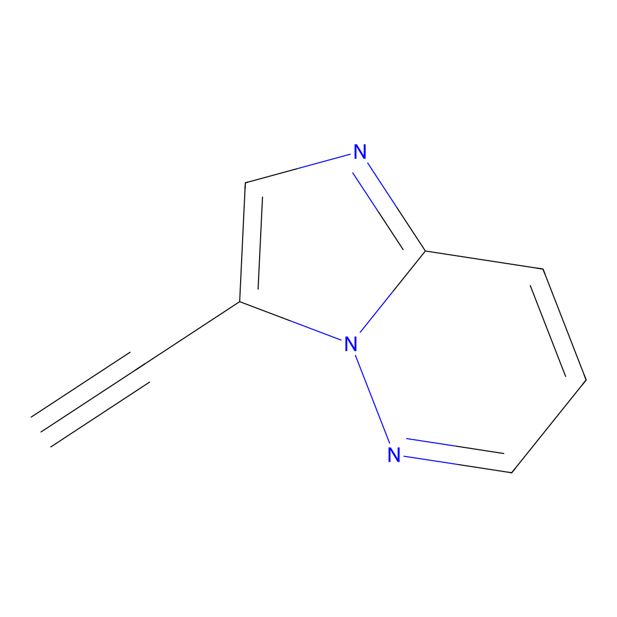 3-Ethynylimidazo[1,2-b]pyridazine molecular structure, CAS 943320-61-4