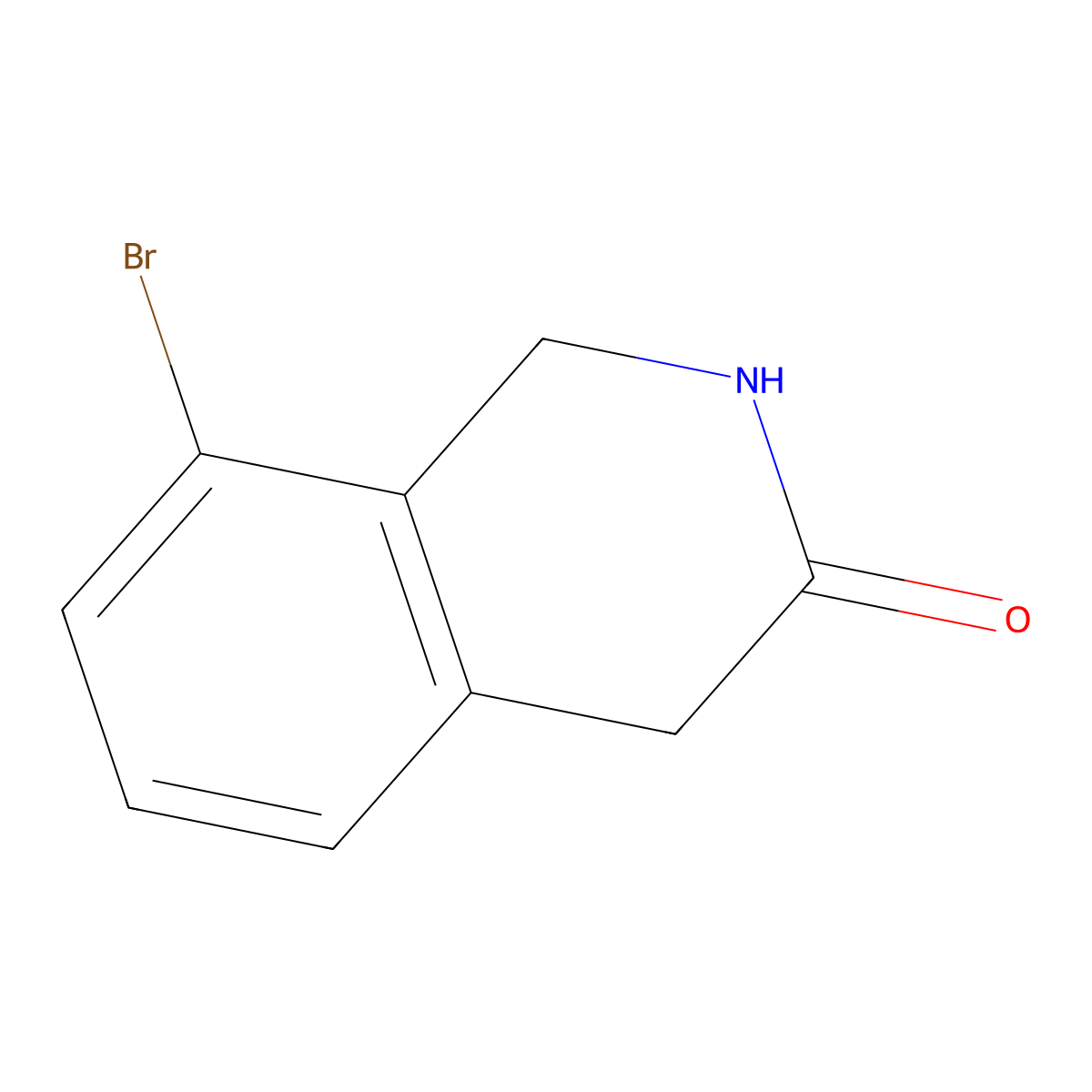 8-bromo-1,2-dihydroisoquinolin-3(4H)-one molecular structure, CAS 943749-58-4
